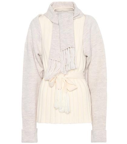 Maison Margiela Layered Wool Sweater