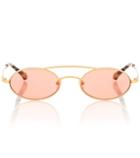 Linda Farrow Oval Sunglasses