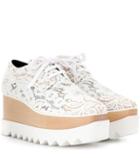 Grlfrnd Elyse Lace Platform Brogues