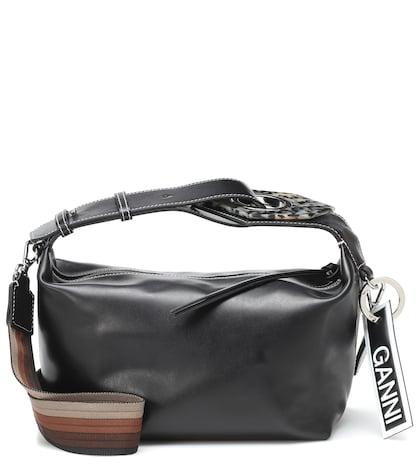 Ganni Leather Shoulder Bag