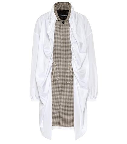 Prada Layered Houndstooth Coat