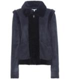 Ganni Scott Suede And Shearling Jacket