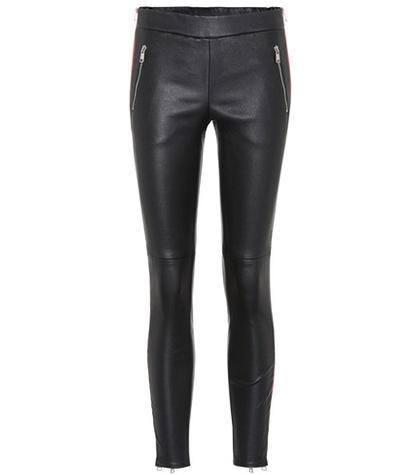 Alexander Mcqueen Leather Trousers