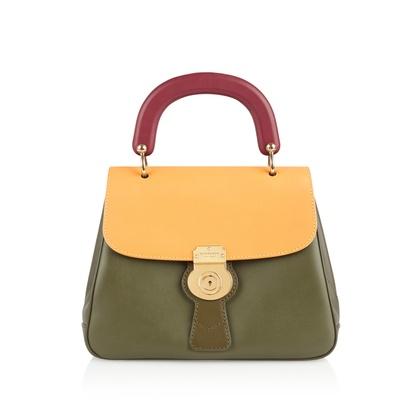 Burberry The Trench Leather Top Handle Bag