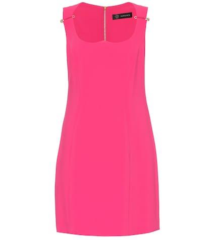 Versace Safety Pin Crêpe Minidress