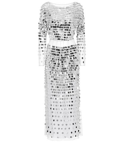 Alexachung Sequinned Linen Dress