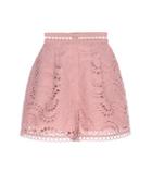 Zimmermann Exclusive To Mytheresa.com – Embroidered Cotton Voile Shorts