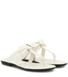 Tod's Logo Leather Sandals