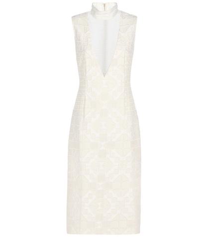 Teatum Jones Erin Merino Wool And Silk Midi Dress