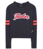 Mother Appliquéd Cotton-jersey Sweater