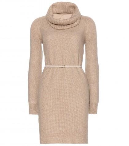 Loro Piana Ellen Cashmere Dress With Detachable Belt And Scarf