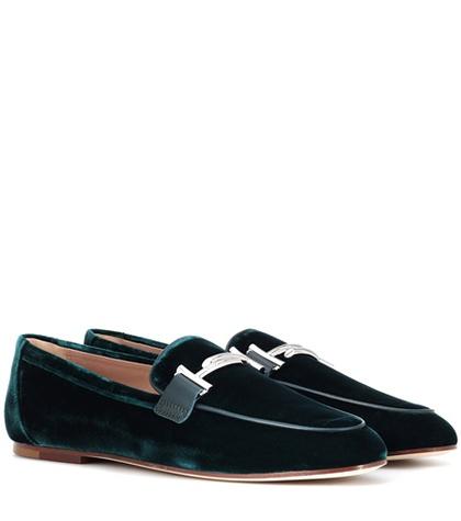 Yves Salomon - Army Exclusive To Mytheresa – Double T Velvet Loafers