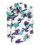 The Attico Off-the-shoulder Printed Minidress