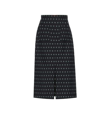 Alexachung Jacquard Wool-blend Skirt