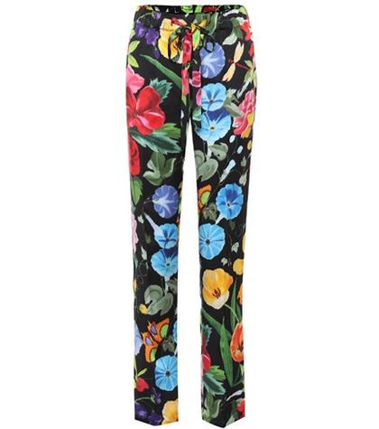 Gucci Printed Silk Pyjama Trousers