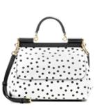 Mother Sicily Medium Polka-dotted Leather Shoulder Bag