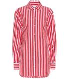 Victoria Beckham Striped Cotton Poplin Shirt