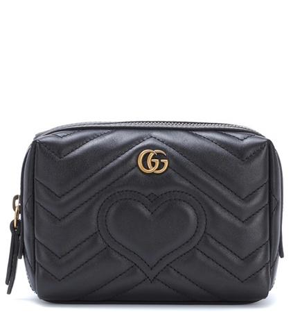 Gucci Gg Marmont Matelassé Leather Pouch
