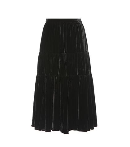 Burberry Velvet Skirt