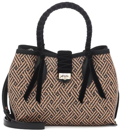 Jimmy Choo Marianne Small Raffia Tote