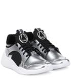 Mcq Alexander Mcqueen Gishiki Metallic Leather Sneakers