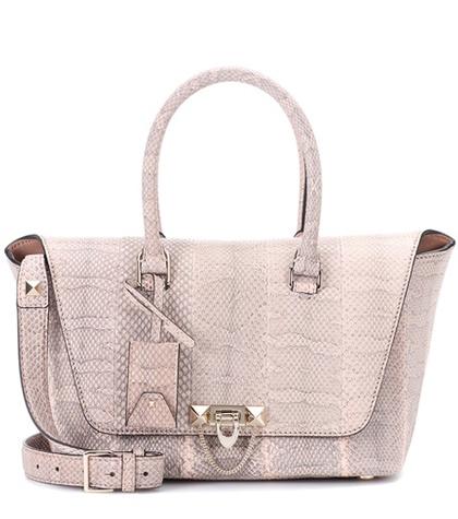 Valentino Valentino Garavani Snakeskin Tote