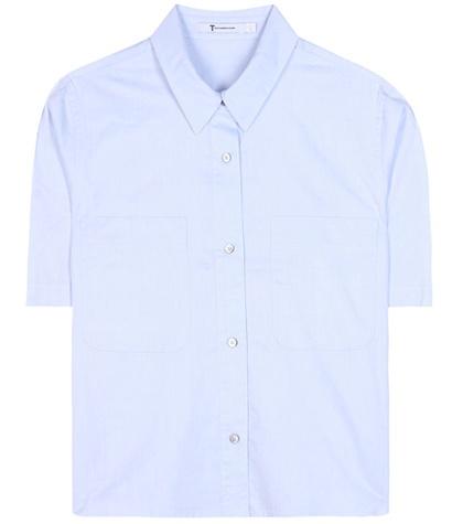 Valentino Cropped Cotton Shirt