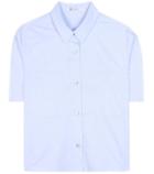 Valentino Cropped Cotton Shirt
