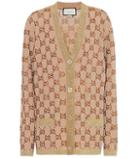 Gucci Gg Embellished Wool Cardigan