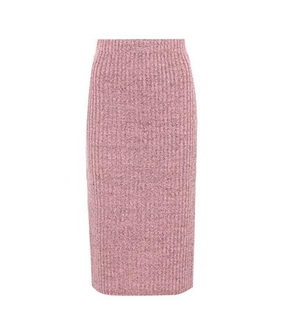 Rag & Bone Jubilee Metallic Wool-blend Skirt