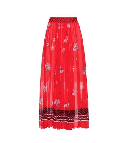 Rick Owens Floral-printed Maxi Skirt