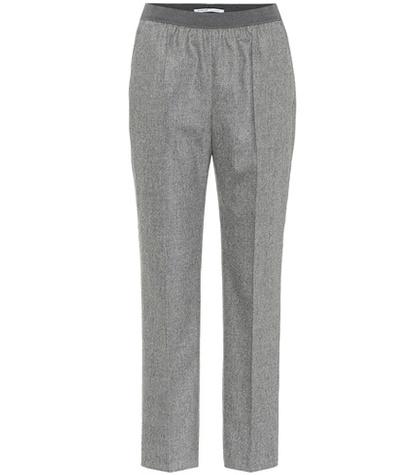 Nicholas Kirkwood Stretch Wool And Cashmere-blend Pants
