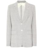 Oscar De La Renta Kent Checked Wool Blazer
