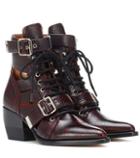 Dolce & Gabbana Rylee Embossed Leather Boots