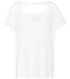 Prada Distressed Cotton Jersey T-shirt