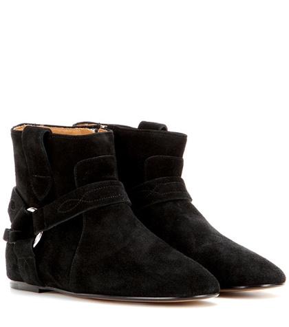 Francesco Russo Raelyn Suede Ankle Boots