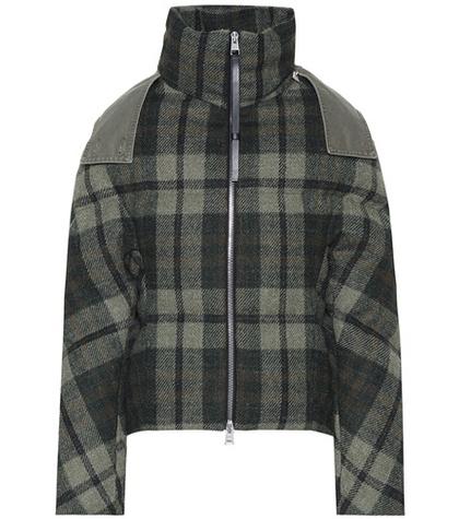 Jimmy Choo Checked Wool Jacket