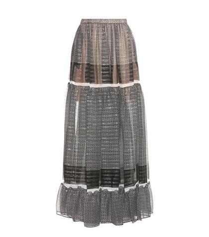 Stella Mccartney Elsa Silk-blend Skirt