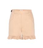 Ganni Phillips Cotton Shorts