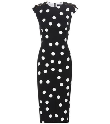 Dolce & Gabbana Polka-dot Stretch-silk Dress