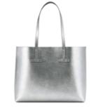 Alexander Mcqueen Metallic Leather Shopper