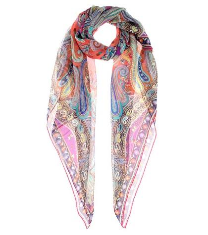 Peter Pilotto Patterned Silk Scarf