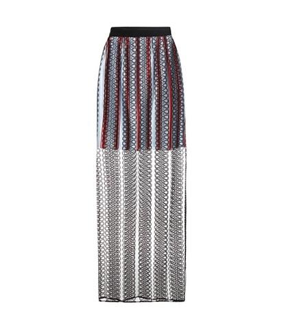 Burberry Tulle And Silk-blend Skirt