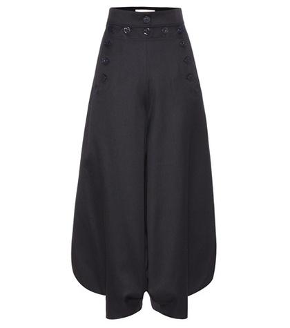 Dolce & Gabbana Virgin Wool And Cotton Sailor Pants