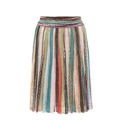 Missoni Metallic Crochet Skirt