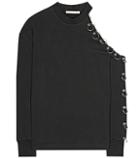 Mary Katrantzou Embellished Cotton Sweatshirt