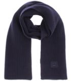 Acne Studios Bansy Face Knitted Wool Scarf