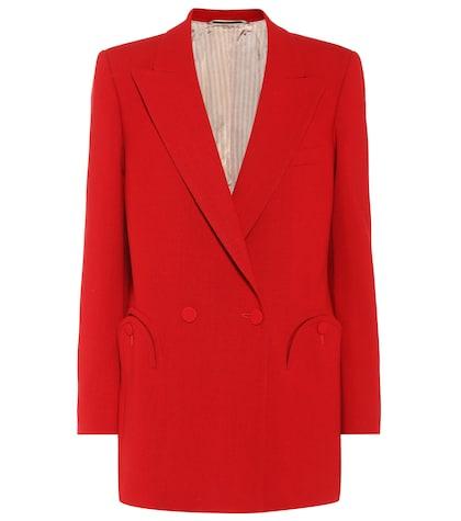 Blaz Milano Cool & Easy Red Wool Blazer