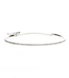 Roberto Marroni Rhodium-plated 18kt White Gold Bracelet With Grey Diamonds