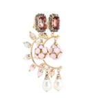 Aquazzura Crystal Drop Clip-on Earrings
